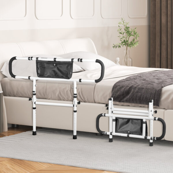 Bed Rails for Seniors, 180° Foldable, Supports Up to 450LBS